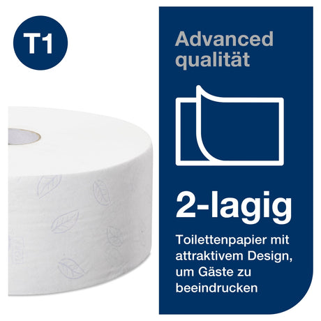 Tork Advanced Jumbo Toilettenpapier T1, 2-lagig, weiß – Ansicht 7