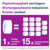 Tork Advanced Jumbo Toilettenpapier T1, 1-lagig, weiß – Ansicht 5