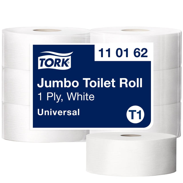 Tork Advanced Jumbo Toilettenpapier T1, 1-lagig, weiß