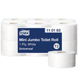 Tork Advanced Mini Jumbo Toilettenpapier T2, 1-lagig, weiß