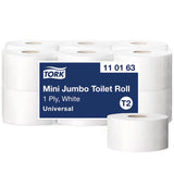 Tork Advanced Mini Jumbo Toilettenpapier T2, 1-lagig, weiß
