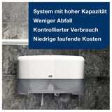 Tork Mini Jumbo Toilettenpapier T2 Advanced, 2-lagig, weiß – 170 m/Rolle – Ansicht 5