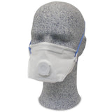 zetMask FFP2 Feinstaubfiltermaske mit Ausatemventil, mit Nasenpolster und Rundumbebänderung – Ansicht 5
