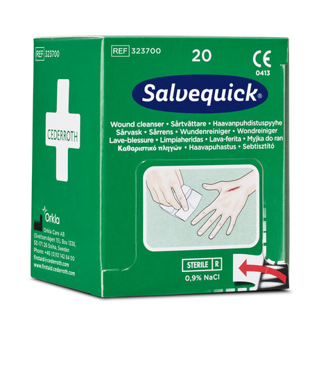 Cederroth Salvequick Wundreiniger, steril einzeln verpackt – Ansicht 6