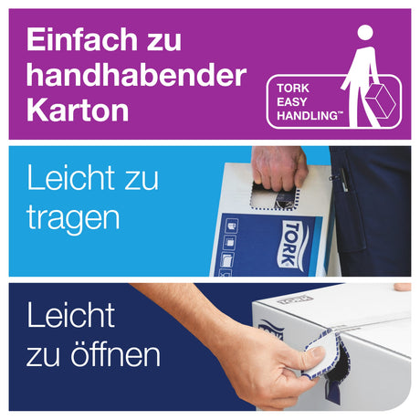 Tork Waschtuch Einzeltücher, 1-lagig, weich und geprägt – Ansicht 2