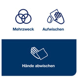 Tork Starke Papierwischtücher W5, 2-lagig, grün, weich und saugfähig – Ansicht 4