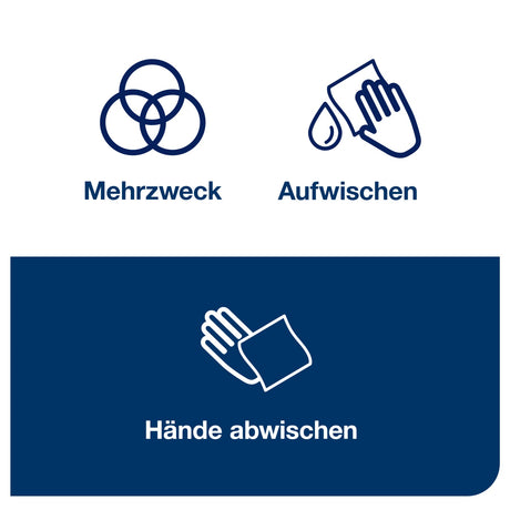 Tork Starke Papierwischtücher W5, 2-lagig, grün, weich und saugfähig – Ansicht 4