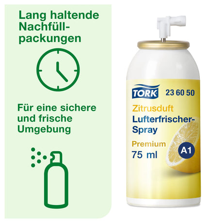 Tork Lufterfrischer Spray, langanhaltend und flexibel einstellbar, A1 – Ansicht 20