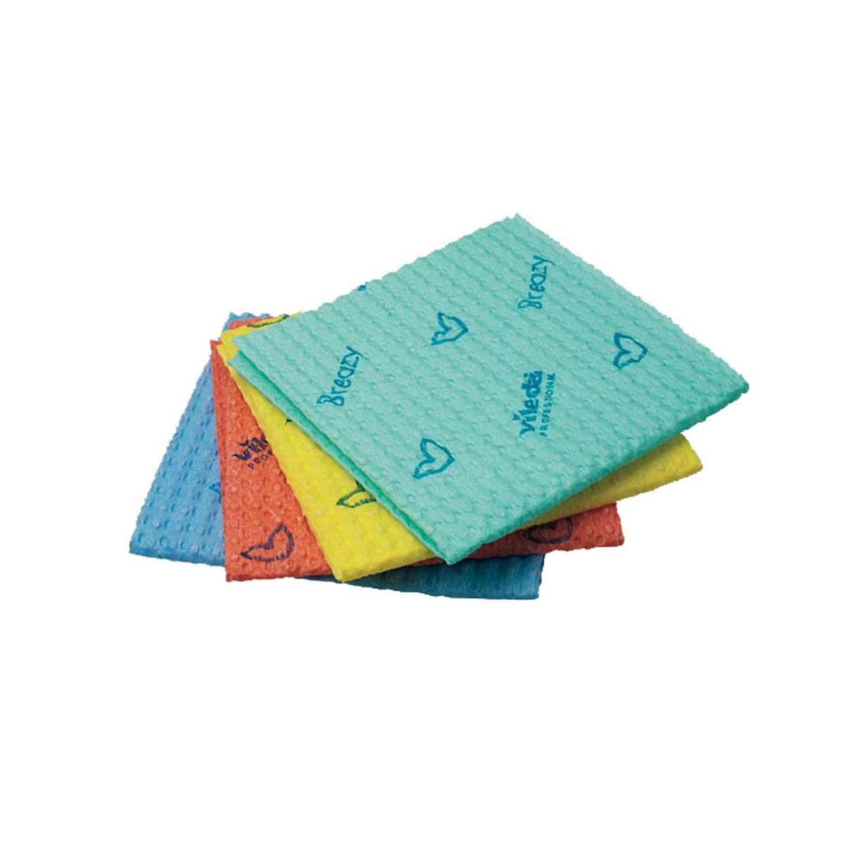 Vileda Professional Breazy Kurzzeittuch, 35 x 35,5 cm – Wellenstruktur, hohe Schmutzaufnahme, waschbar – Ansicht 6