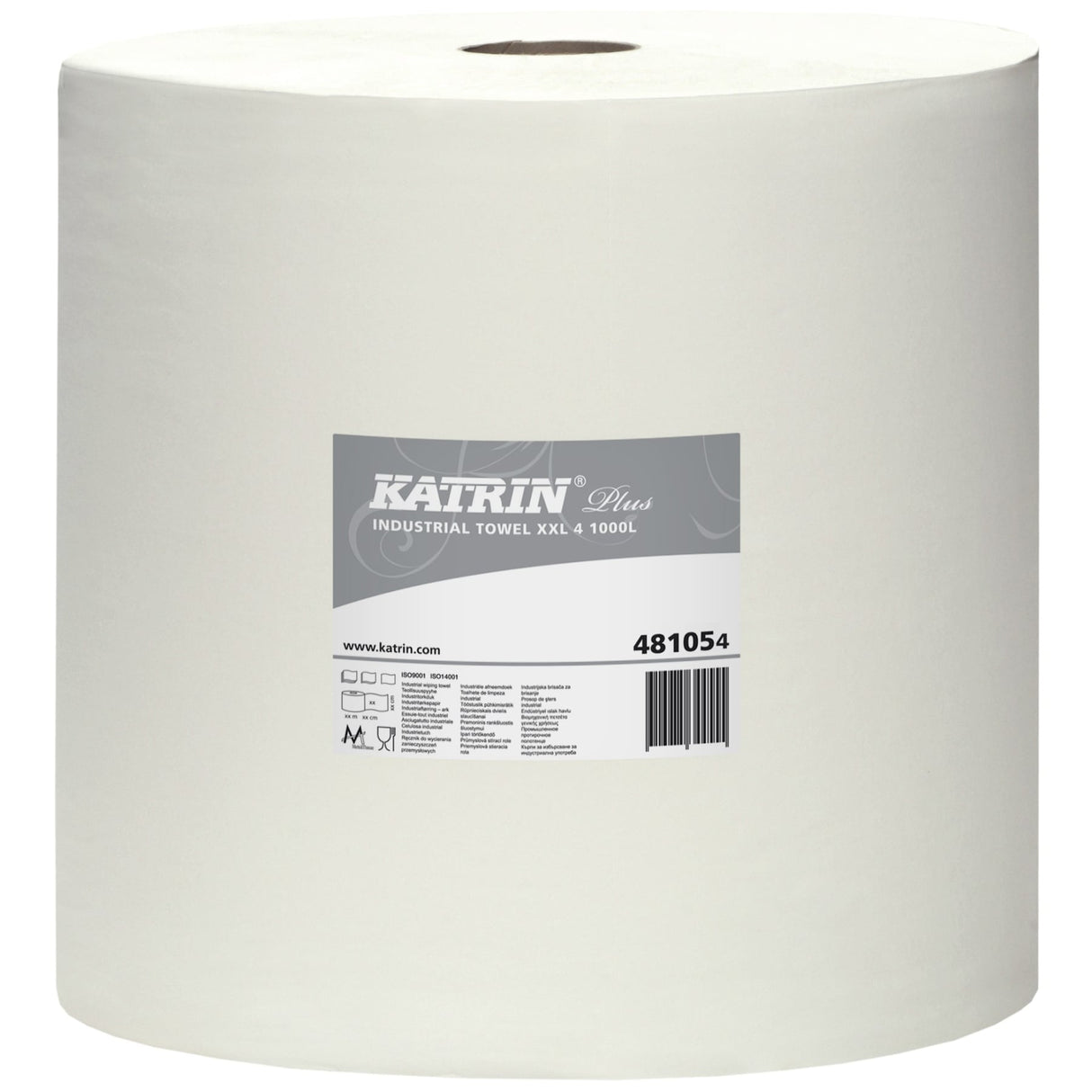 KATRIN XXL Putztuchrolle, 38 x 36 cm, hochweiß