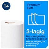 Tork Premium Kleinrollen Toilettenpapier T4, 3-lagig, weiß – Ansicht 16