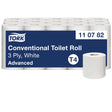 Tork Kleinrollen Toilettenpapier T4 Advanced, 3-lagig, weiß