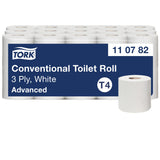 Tork Kleinrollen Toilettenpapier T4 Advanced, 3-lagig, weiß