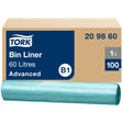 Tork Abfallsäcke 60 Liter, grün, B1, aus 55 % PCR-Material