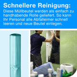 Tork Abfallsäcke 60 Liter, grün, B1, aus 55 % PCR-Material – Ansicht 5