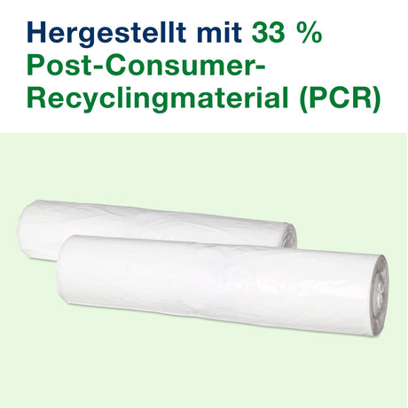 Tork Abfallsäcke Mini, 20 Liter, weiß, B2, aus 33 % PCR-Material – Ansicht 11