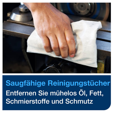 Tork Industrie Reinigungstücher W1, 1-lagig, grau, strapazierfähig – Ansicht 8