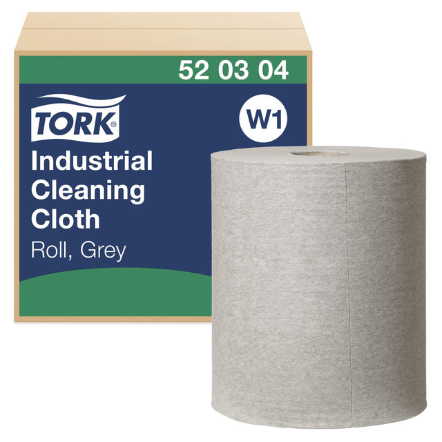 Tork Industrie Reinigungstücher W1, 1-lagig, grau, strapazierfähig