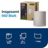 Tork Industrie Reinigungstücher W1, 1-lagig, grau, strapazierfähig – Ansicht 2