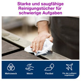 Tork Reinigungstücher W1/W2/W3, 1-lagig, 400 Tücher/Rolle, wiederverwendbar – Ansicht 6