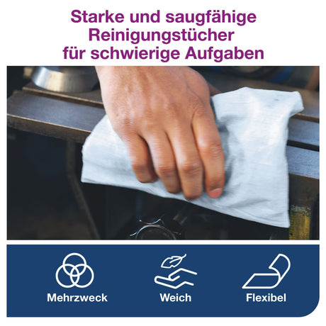 Tork Reinigungstücher W1/W2/W3, 1-lagig, 400 Tücher/Rolle, wiederverwendbar – Ansicht 12