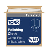 Tork Poliertücher W1/W2/W3, fusselarm, weiß – für empfindliche Oberflächen