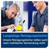 Tork Reinigungstücher W1/W2/W3, 1-lagig, weiß, 300 Tücher je Rolle – Ansicht 3