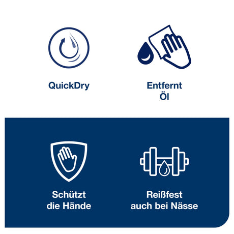 Tork Advanced Wischtuch 440, blau, W1 – stark und extrem saugfähig – Ansicht 7