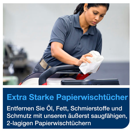 Tork Advanced Wischtuch 440, blau, W1 – stark und extrem saugfähig – Ansicht 4