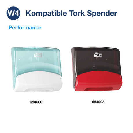 Tork Advanced Wischtuch 440, 3-lagig, blau, Einzeltücher W4 – hohe Saugkraft – Ansicht 7
