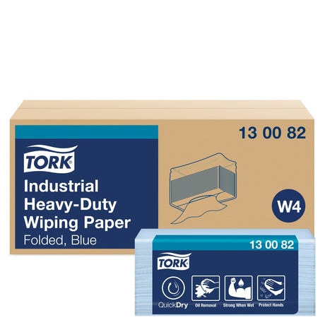 Tork Advanced Wischtuch 440, 3-lagig, blau, Einzeltücher W4 – hohe Saugkraft