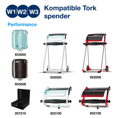Tork Advanced Wischtuch 430, blau, W1/W2/W3 – zum Trocknen und Aufwischen – Ansicht 7