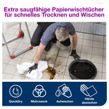Tork Advanced Wischtuch 420, hochweiß, 2-lagig, W1/W2/W3 – hohe Kapazität – Ansicht 5