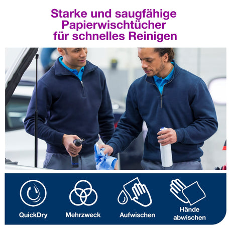 Tork Advanced Papierwischtuch 2-lagig, blau, W1/W2 – Ansicht 6