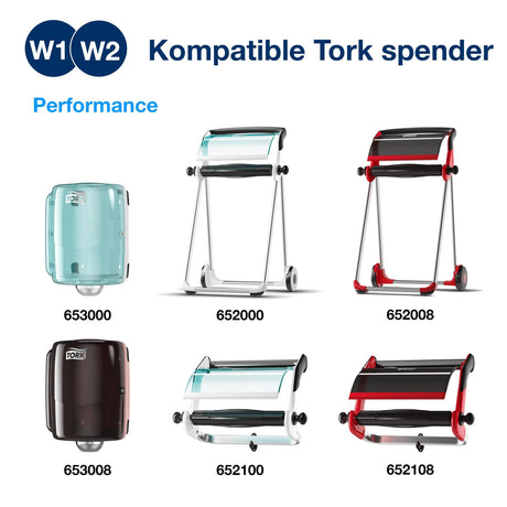Tork Advanced Papierwischtuch 2-lagig, blau, W1/W2 – Ansicht 7