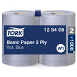 Tork Universal Papierwischtuch 2-lagig, blau, W1