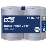 Tork Universal Papierwischtuch 2-lagig, blau, W1