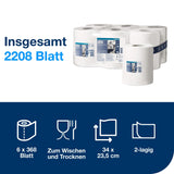 Tork Advanced Papierwischtuch 2-lagig, hochweiß, M2 – Ansicht 2