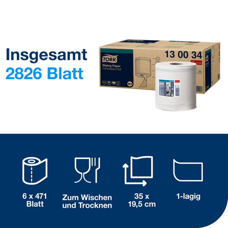 Tork Advanced Innenabrollung Performance, M2, für Glasreinigung – Ansicht 2