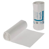 Axirec pro Müllbeutel 60-Liter transparent "sternverschweißt" 63 x 74 cm