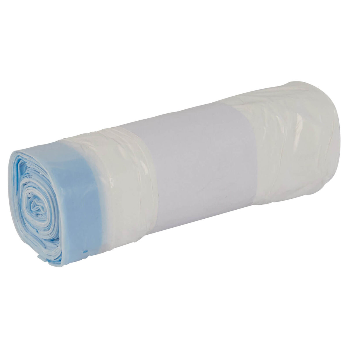 Praxy Müllbeutel 30-Liter HDPE weiß 500 x 600 + 50 mm mit Zugband
