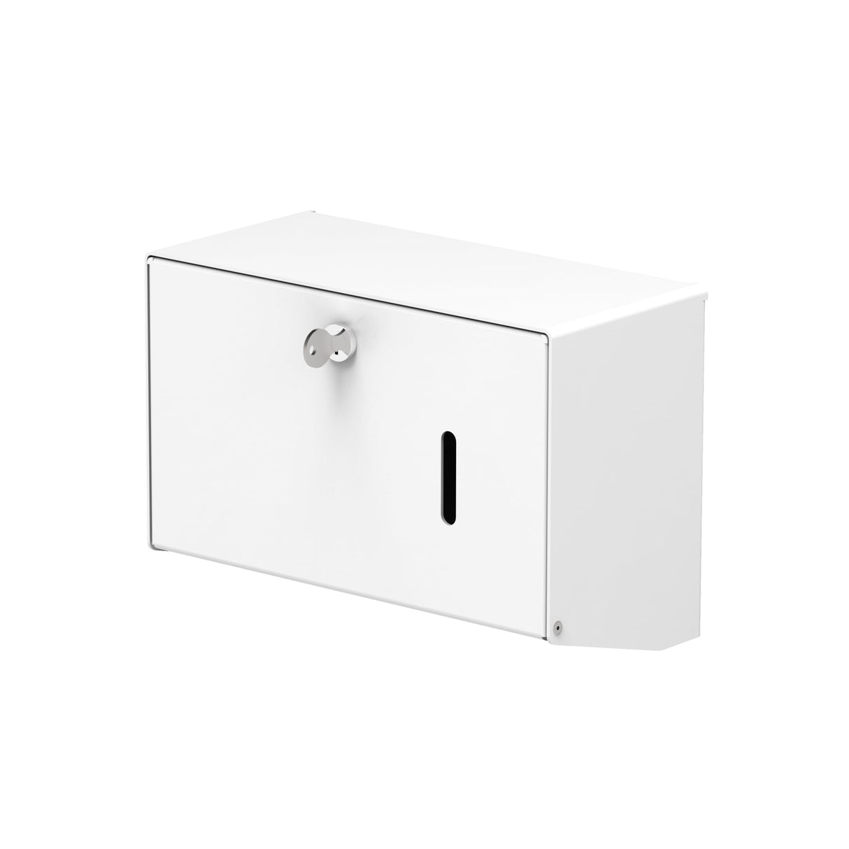 CWS Universal 250 Faltpapierhandtuchspender, mit Sichtschlitz – Ansicht 2