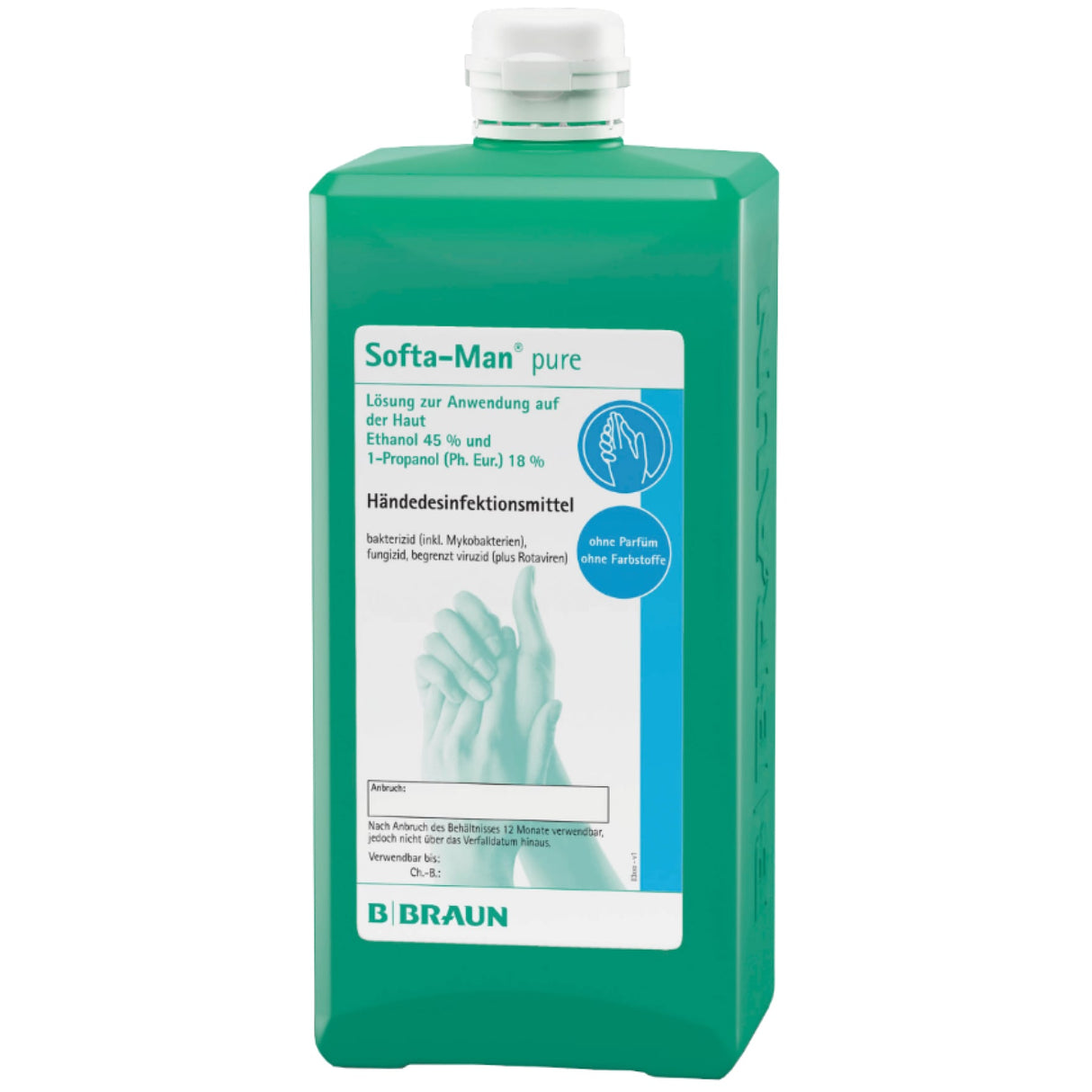 B. Braun Softa Man pure Händedesinfektion, hygienisch und chirurgisch – Ansicht 3