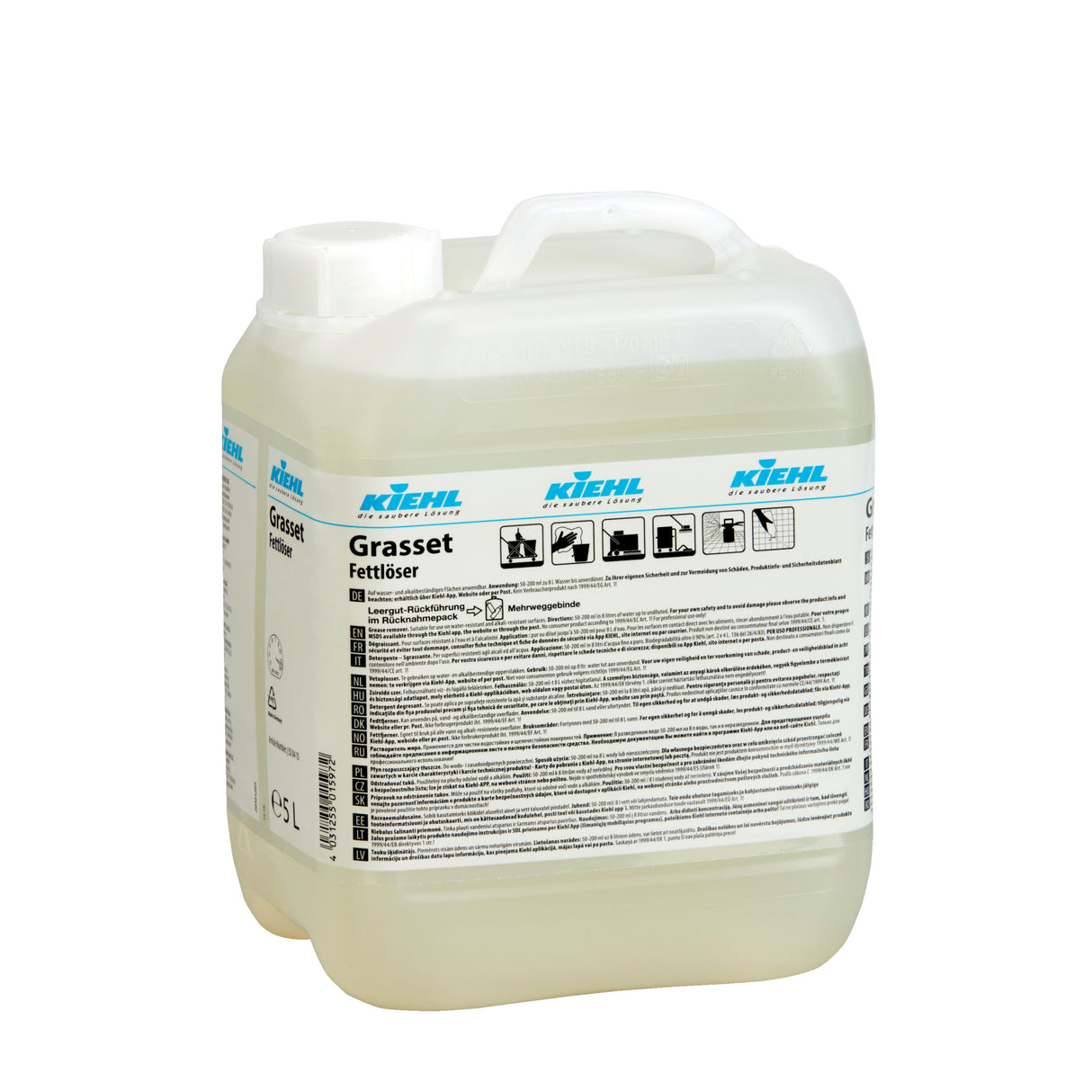 Kiehl Grasset Fettlöser – 5 Liter - Kanister