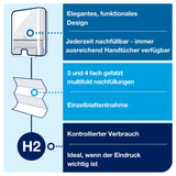 Tork Xpress Multifold-Handtuchspender mit Sichtfenster, H2 – Ansicht 3