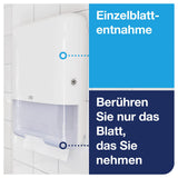 Tork Papierhandtuchspender mit seitlich öffnender Blende, H3 – Ansicht 5