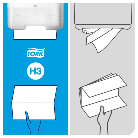 Tork Mini Handtuchspender mit seitlich öffnender Blende, H3 – Ansicht 13