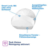 Tork Elevation Jumbo Toilettenpapierspender T1, mit Sichtfenster und Rollenbremse – Ansicht 4