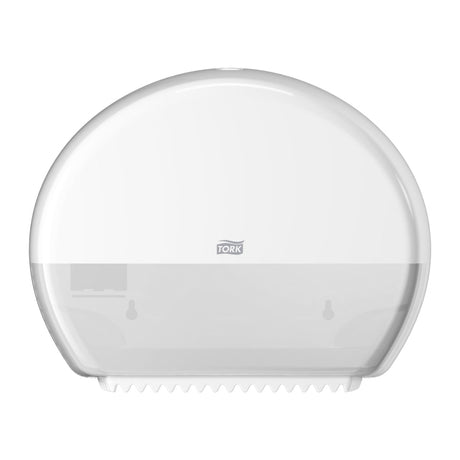 Tork Elevation Spender für Mini Jumbo Toilettenpapier T2, mit Sichtfenster und Rollenbremse