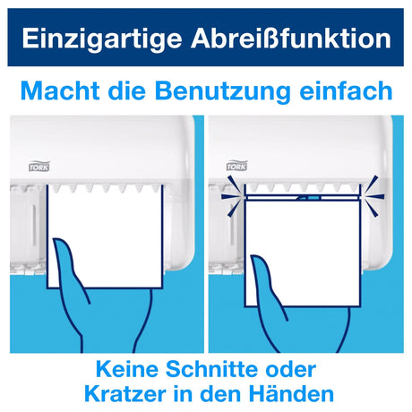 Tork Elevation Toilettenpapierspender für zwei Kleinrollen, T4 – Ansicht 13